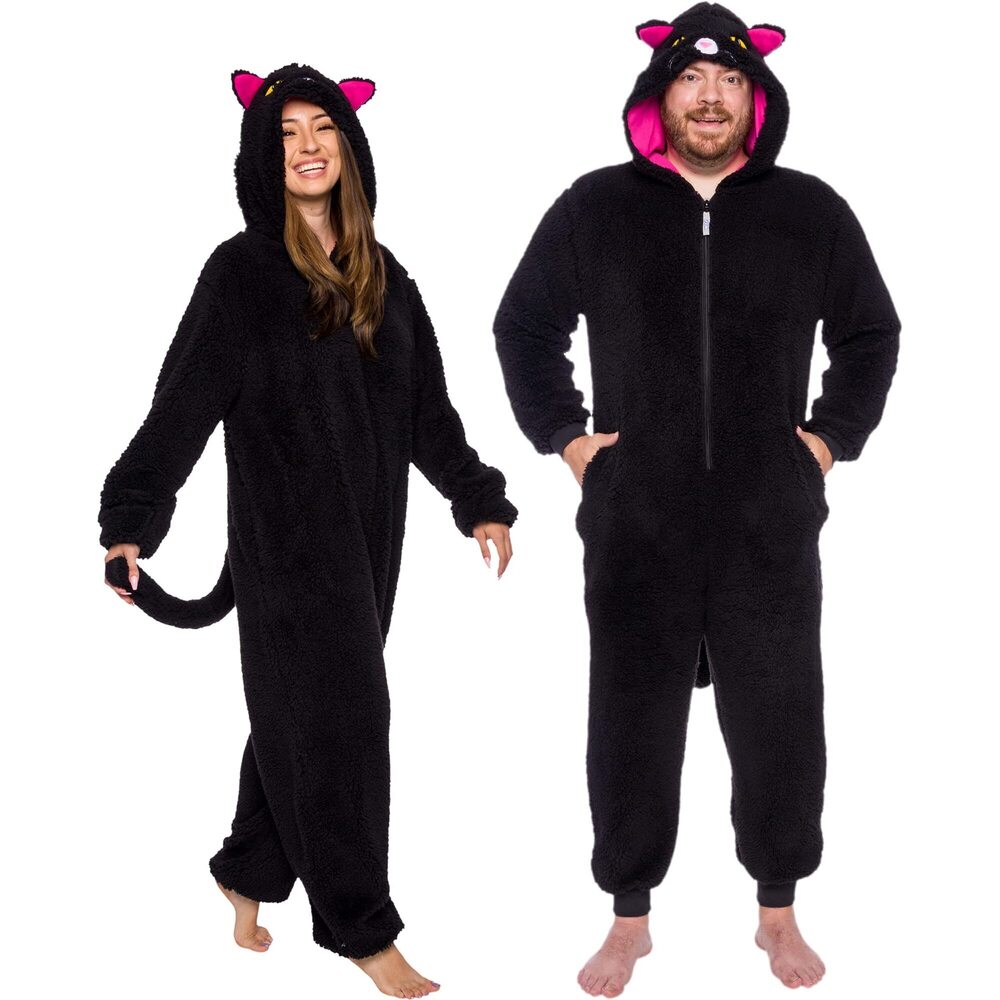 9849 Slim Fit Sherpa Adult Onesie - Animal Halloween Costume - Plush One